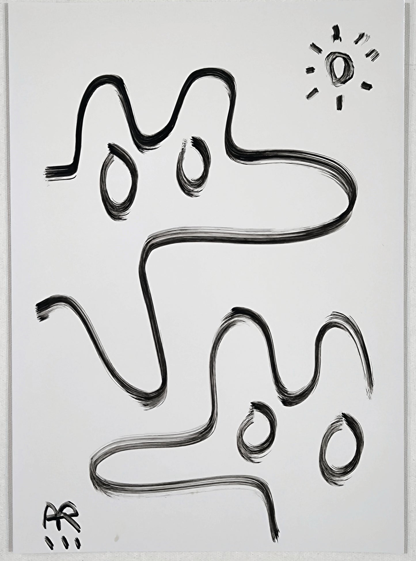 5 DRAWINGS B&W