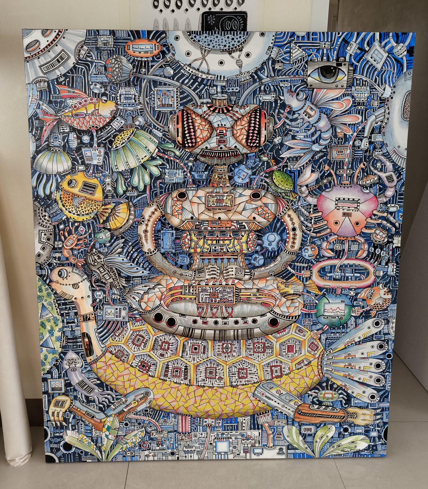 Evolution of living things "Thai artist"