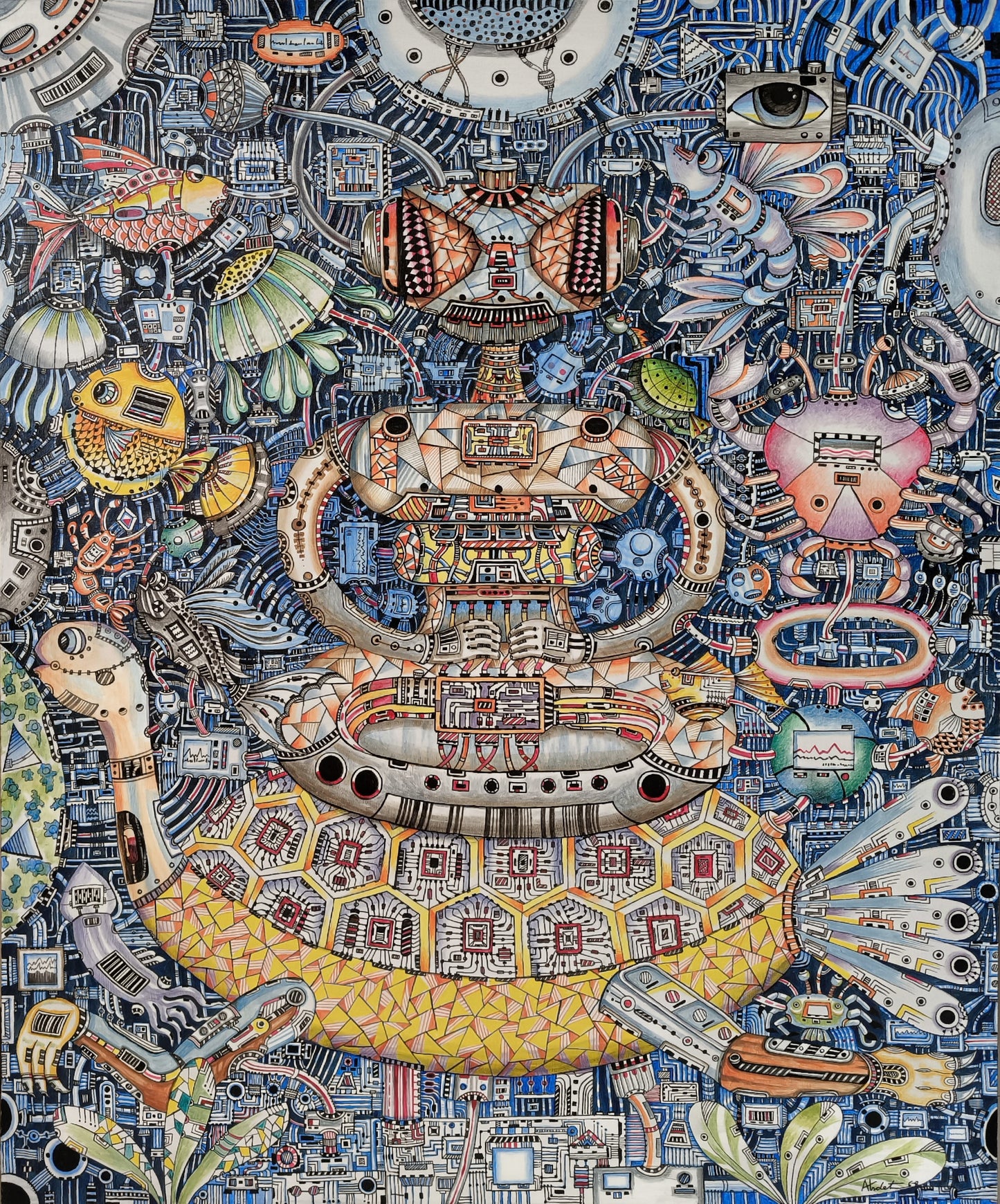 Evolution of living things "Thai artist"