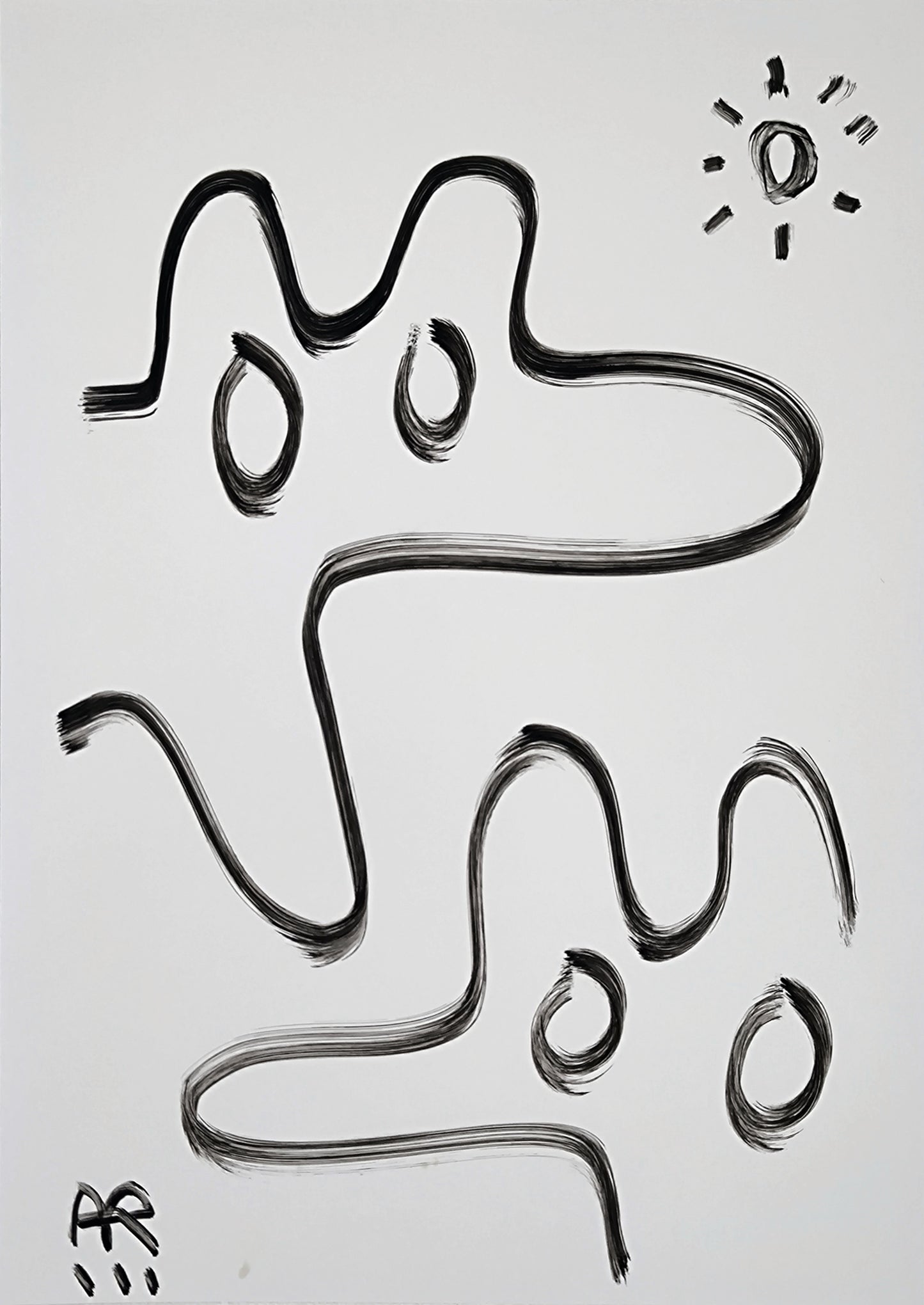 5 DRAWINGS B&W
