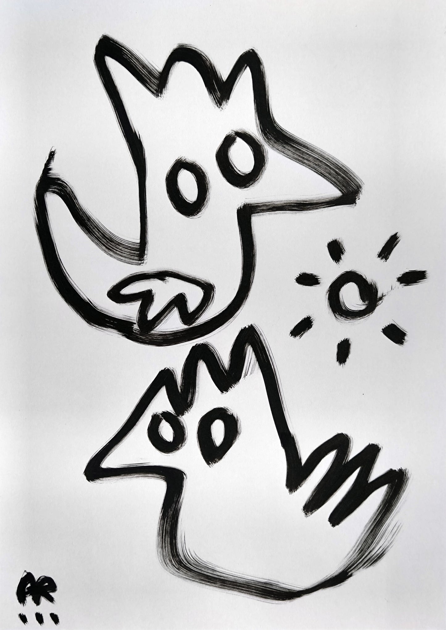 4 DRAWINGS B&W