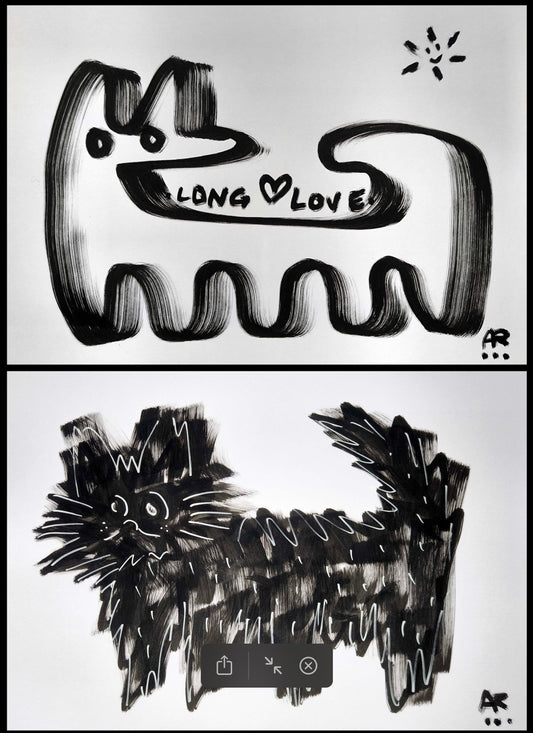2 DRAWINGS B&W