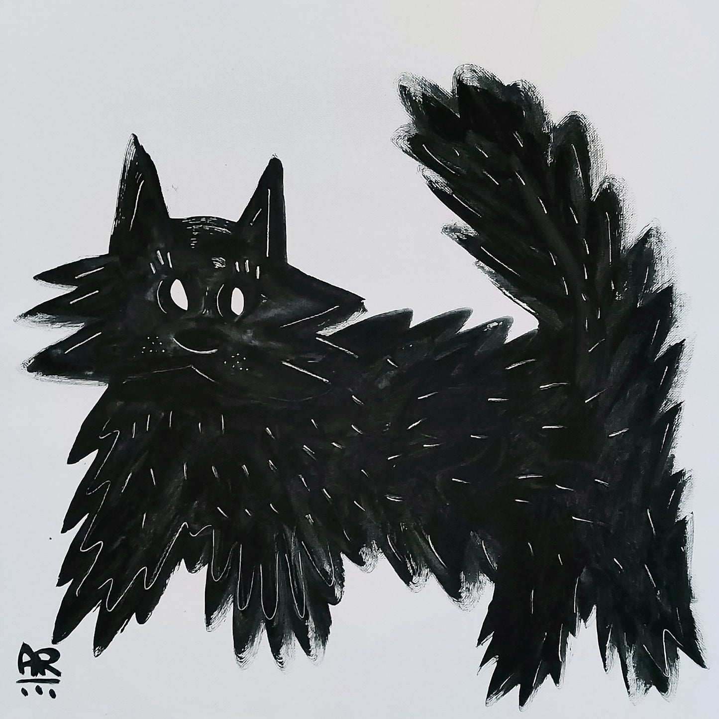 BLACK ANIMAL - CAT