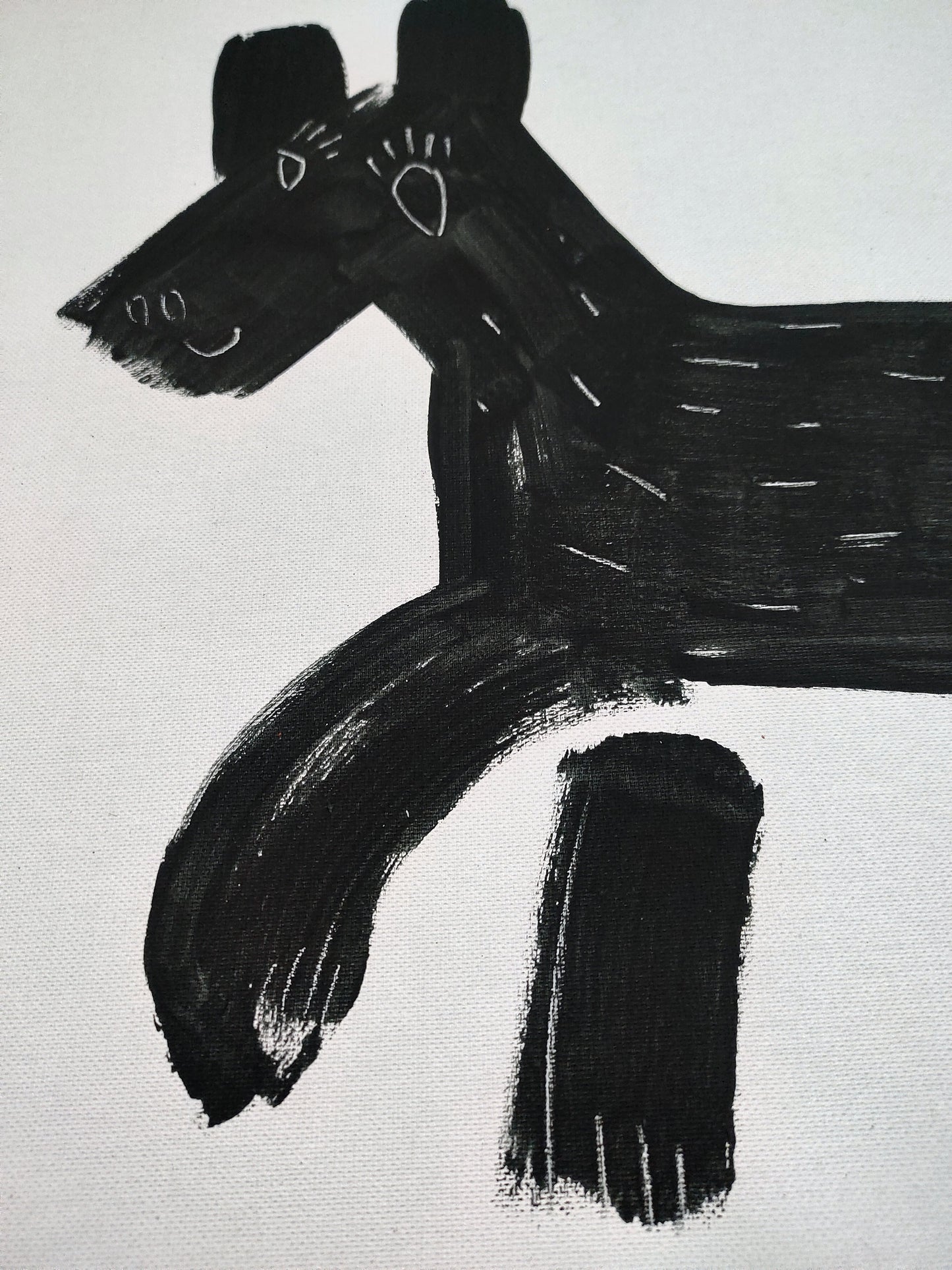 BLACK ANIMAL - HORSE